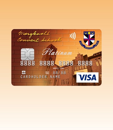 Maryknoll Convent School Platinum VISA Card