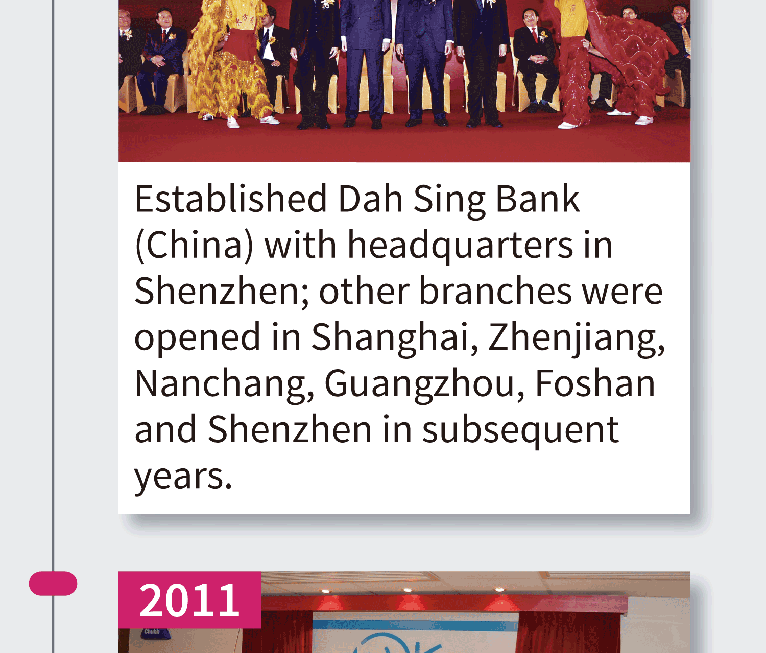 2008 Established Dah Sing Bank (China)